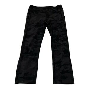 Lululemon Pace Rival Crop‎ Full On Luxtreme 22" Incognito Camo Grey Size 6